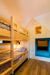 Hotelové koupaliště v Zálesí Mazury — relaxační a plavecká zóna